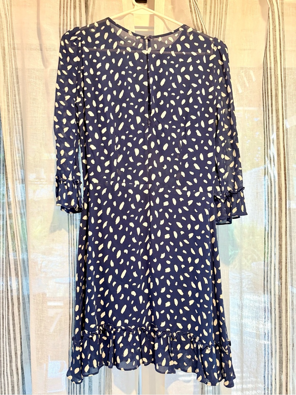 Reformation Ruffles at Hem Patterned Dress - Picture 3 of 7